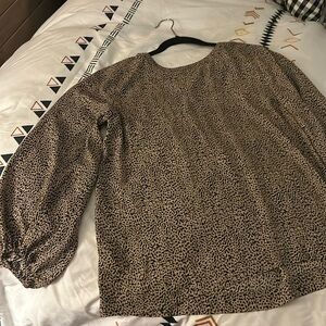 Leopard Loft blouse